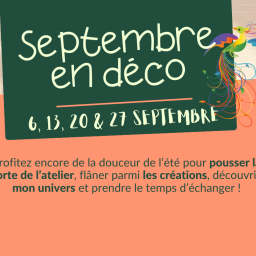 Portes ouvertes de l’atelier en septembre à Lailly-en-Val